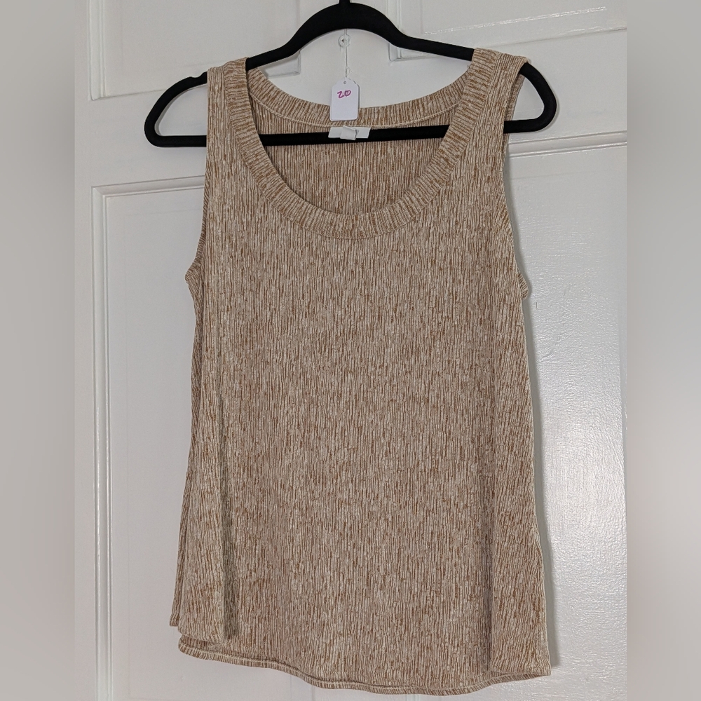Pure Jill Linen Blend Cardigan & Tank Set Size Medium - Picture 6 of 6